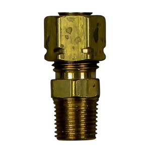 Connector, .250TX .125, MPT, Brass